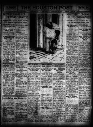 The Houston Post. (Houston, Tex.), Vol. 27, Ed. 1 Wednesday, February 5, 1913