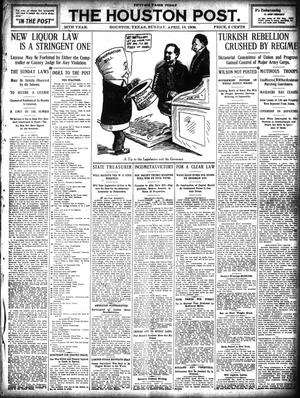 The Houston Post. (Houston, Tex.), Vol. 25, Ed. 1 Sunday, April 18, 1909