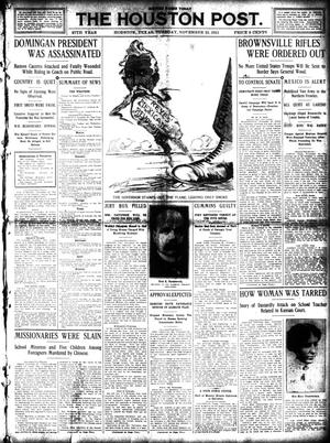 The Houston Post. (Houston, Tex.), Vol. 27, Ed. 1 Tuesday, November 21, 1911