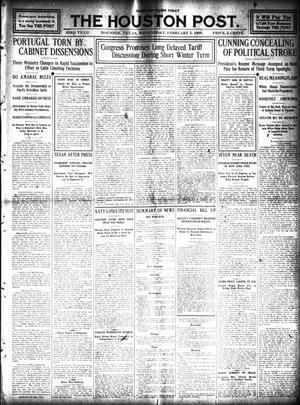 The Houston Post. (Houston, Tex.), Vol. 23, Ed. 1 Wednesday, February 5, 1908