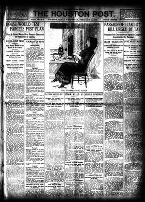Primary view of object titled 'The Houston Post. (Houston, Tex.), Vol. 27, Ed. 1 Wednesday, February 21, 1912'.