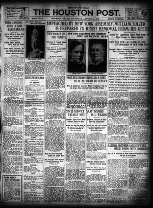 The Houston Post. (Houston, Tex.), Vol. 28, Ed. 1 Thursday, August 14, 1913