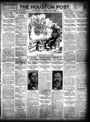 The Houston Post. (Houston, Tex.), Vol. 28, Ed. 1 Tuesday, July 8, 1913