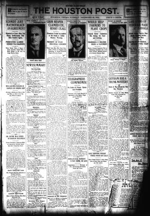 The Houston Post. (Houston, Tex.), Vol. 28, Ed. 1 Tuesday, December 30, 1913