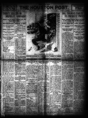 The Houston Post. (Houston, Tex.), Vol. 24, Ed. 1 Wednesday, March 10, 1909