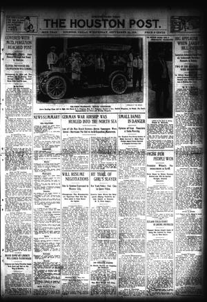 The Houston Post. (Houston, Tex.), Vol. 28, Ed. 1 Wednesday, September 10, 1913