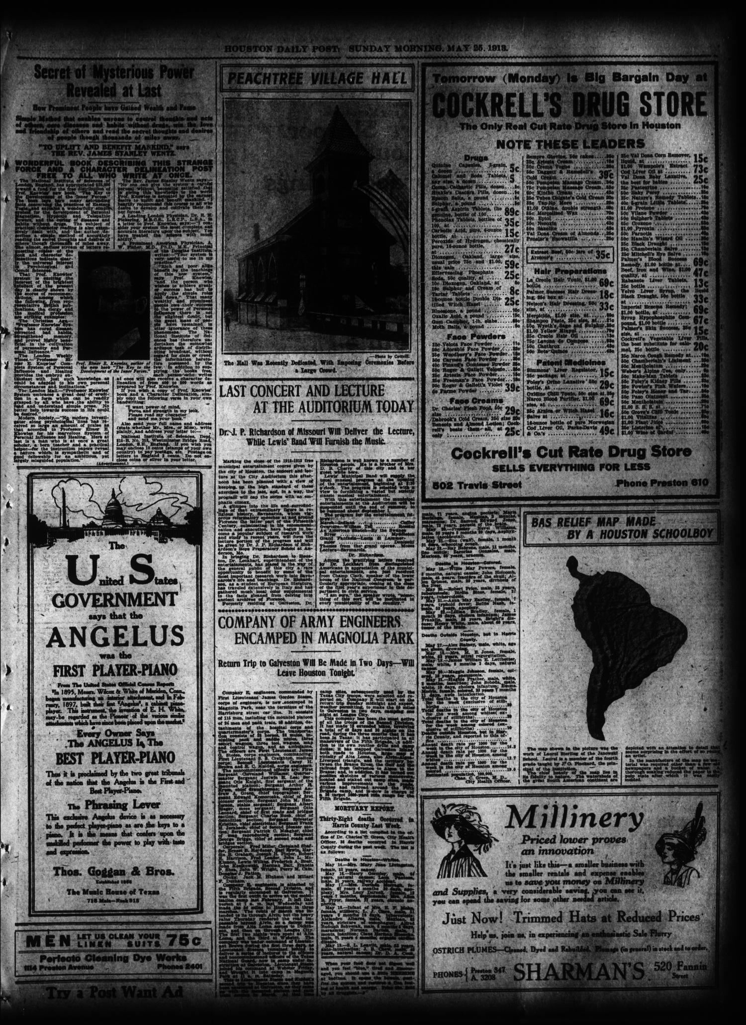 The Houston Post. (Houston, Tex.), Ed. 1 Sunday, May 25, 1913
                                                
                                                    [Sequence #]: 33 of 75
                                                
