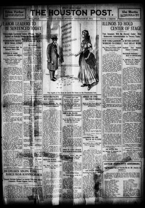 Primary view of object titled 'The Houston Post. (Houston, Tex.), Vol. 27, Ed. 1 Monday, December 30, 1912'.