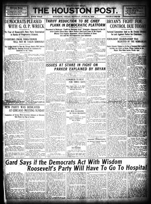 The Houston Post. (Houston, Tex.), Vol. 27, Ed. 1 Monday, June 24, 1912