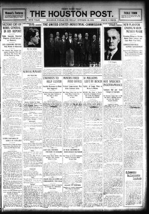 The Houston Post. (Houston, Tex.), Vol. 28, Ed. 1 Thursday, October 30, 1913