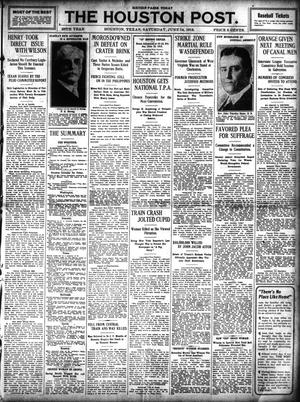 The Houston Post. (Houston, Tex.), Vol. 28, Ed. 1 Saturday, June 14, 1913