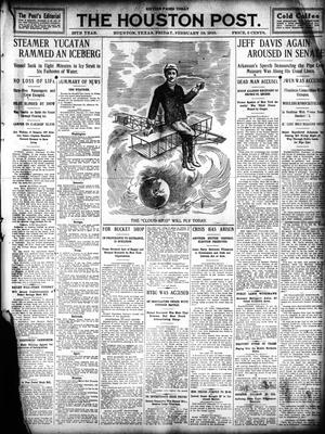 The Houston Post. (Houston, Tex.), Vol. 25, Ed. 1 Friday, February 18, 1910