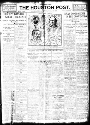 The Houston Post. (Houston, Tex.), Vol. 24, Ed. 1 Saturday, July 11, 1908