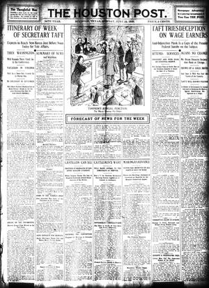 The Houston Post. (Houston, Tex.), Vol. 24, Ed. 1 Monday, June 22, 1908