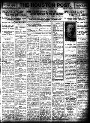 The Houston Post. (Houston, Tex.), Vol. 26, Ed. 1 Wednesday, March 8, 1911