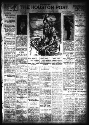 The Houston Post. (Houston, Tex.), Vol. 28, Ed. 1 Monday, September 1, 1913