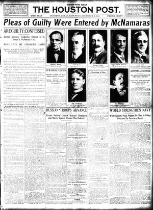 The Houston Post. (Houston, Tex.), Vol. 27, Ed. 1 Saturday, December 2, 1911