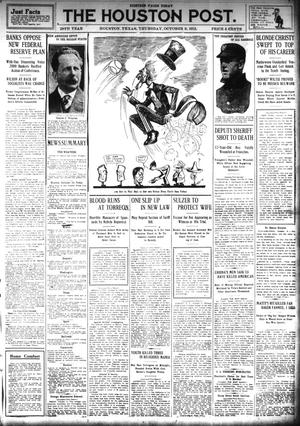 The Houston Post. (Houston, Tex.), Vol. 28, Ed. 1 Thursday, October 9, 1913