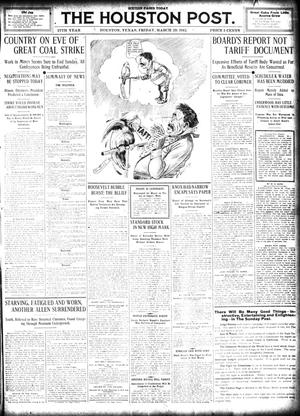 The Houston Post. (Houston, Tex.), Vol. 27, Ed. 1 Friday, March 29, 1912