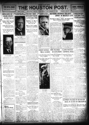 The Houston Post. (Houston, Tex.), Vol. 28, Ed. 1 Wednesday, September 17, 1913