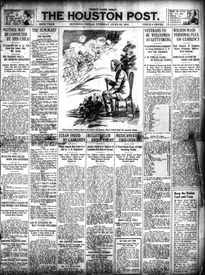 The Houston Post. (Houston, Tex.), Vol. 28, Ed. 1 Tuesday, June 24, 1913