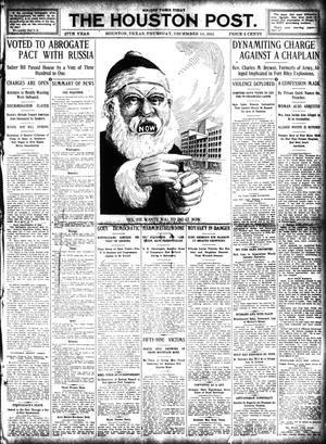 The Houston Post. (Houston, Tex.), Vol. 27, Ed. 1 Thursday, December 14, 1911