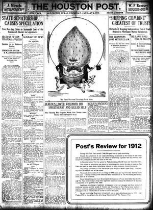 The Houston Post. (Houston, Tex.), Vol. 27, Ed. 1 Thursday, January 9, 1913