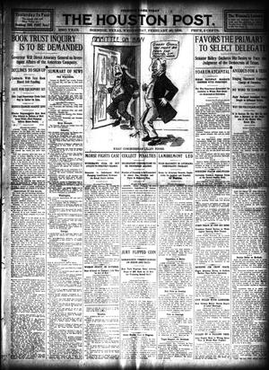 The Houston Post. (Houston, Tex.), Vol. 23, Ed. 1 Wednesday, February 26, 1908