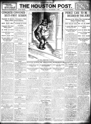 The Houston Post. (Houston, Tex.), Vol. 25, Ed. 1 Tuesday, December 7, 1909