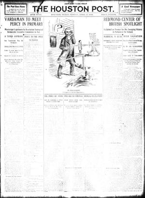 The Houston Post. (Houston, Tex.), Vol. 26, Ed. 1 Sunday, April 17, 1910