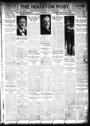 The Houston Post. (Houston, Tex.), Vol. 28, Ed. 1 Tuesday, November 18, 1913