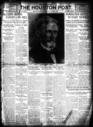 The Houston Post. (Houston, Tex.), Vol. 27, Ed. 1 Monday, June 3, 1912
