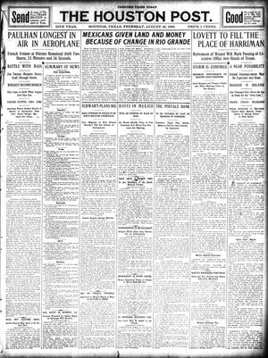 The Houston Post. (Houston, Tex.), Vol. 25, Ed. 1 Thursday, August 26, 1909