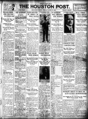 The Houston Post. (Houston, Tex.), Vol. 28, Ed. 1 Friday, June 27, 1913