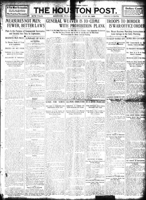 The Houston Post. (Houston, Tex.), Vol. 24, Ed. 1 Tuesday, June 30, 1908