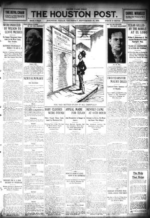 The Houston Post. (Houston, Tex.), Vol. 28, Ed. 1 Thursday, September 18, 1913