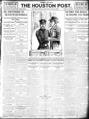 The Houston Post. (Houston, Tex.), Vol. 25, Ed. 1 Saturday, June 12, 1909