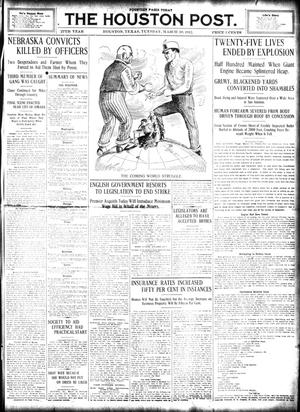 The Houston Post. (Houston, Tex.), Vol. 27, Ed. 1 Tuesday, March 19, 1912