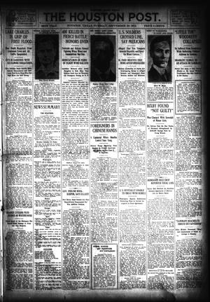 The Houston Post. (Houston, Tex.), Vol. 28, Ed. 1 Tuesday, September 30, 1913