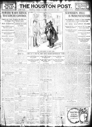 The Houston Post. (Houston, Tex.), Vol. 24, Ed. 1 Saturday, October 10, 1908