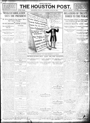 The Houston Post. (Houston, Tex.), Vol. 27, Ed. 1 Thursday, July 27, 1911