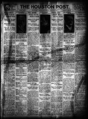 Primary view of object titled 'The Houston Post. (Houston, Tex.), Vol. 28, Ed. 1 Saturday, July 26, 1913'.