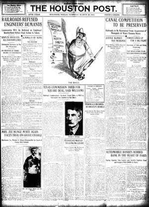 The Houston Post. (Houston, Tex.), Vol. 27, Ed. 1 Tuesday, March 26, 1912