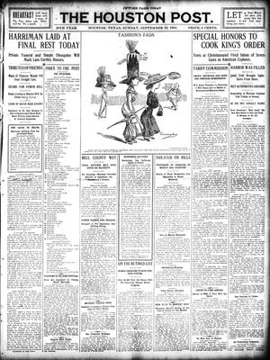 The Houston Post. (Houston, Tex.), Vol. 25, Ed. 1 Sunday, September 12, 1909