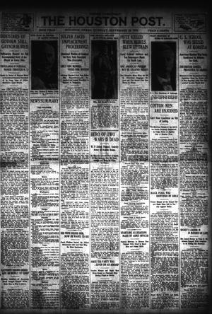 The Houston Post. (Houston, Tex.), Vol. 28, Ed. 1 Tuesday, September 23, 1913