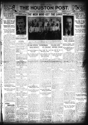 The Houston Post. (Houston, Tex.), Vol. 28, Ed. 1 Friday, September 12, 1913