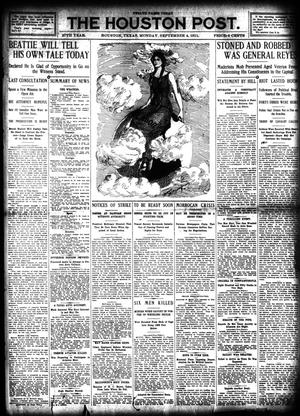 The Houston Post. (Houston, Tex.), Vol. 27, Ed. 1 Monday, September 4, 1911