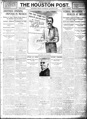 The Houston Post. (Houston, Tex.), Vol. 27, Ed. 1 Thursday, August 3, 1911