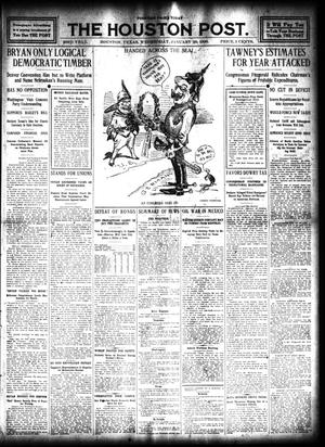 The Houston Post. (Houston, Tex.), Vol. 23, Ed. 1 Wednesday, January 29, 1908