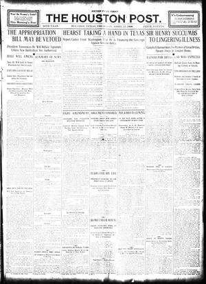 The Houston Post. (Houston, Tex.), Vol. 24, Ed. 1 Thursday, April 23, 1908